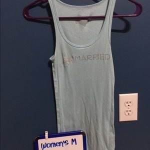 Women’s Victoria’s Secret “Just Married” tank